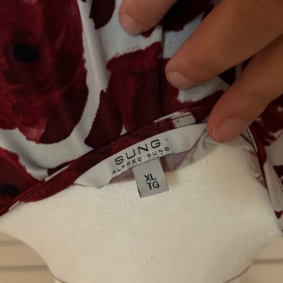 Alfred Sung top XL - Picture 5 of 6